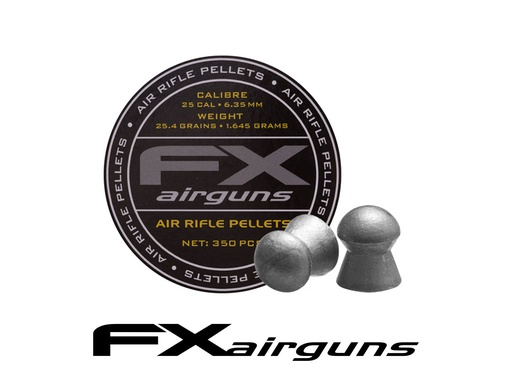 [FXP-5523] FX Premium Pellets (Diabolo EXACT KING) cal .25 / 6.35mm / 25.39gr (350 pcs)