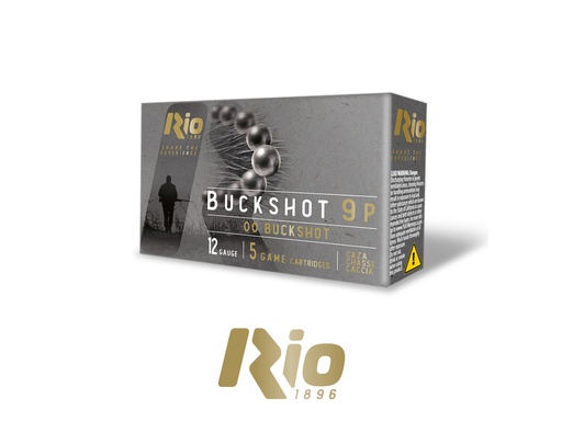 [RIO-R2984800866] RIO ROYAL BUCK Shot 12ga - 9 Pellet (10 pack)