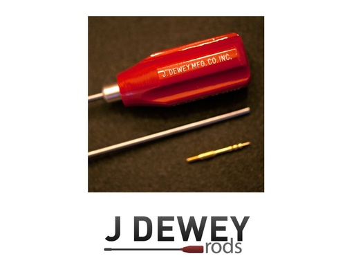 [DW17HSS] Dewey Deluxe 1 Piece Stainless Steel Rods (17” Rod all cal. Silhouette (.22 cal. & up))
