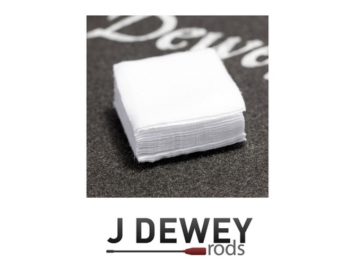 [DWPS231] Dewey PS Square Patches 250/100/bag (2" for .30 cal., 100/bag)