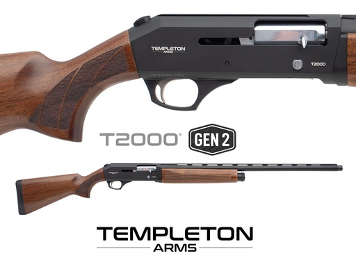 [TA-G2T2000W28] Templeton Arms T2000 Wood- Gen 2 (12 Gauge, 5+1, 28", Right Hand)