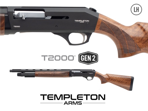 [TA-G2T2000W20LH] Templeton Arms T2000 Wood- Gen 2 (12 Gauge, 5+1, 20", Left Hand)