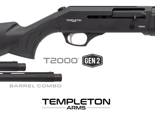 [TA-G2T2000S-COMBO] Templeton Arms T2000 Synthetic - Gen 2 (12 Gauge, 20"/28" Combo, Right Hand)