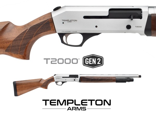 [TA-G2T2000MARW20] Templeton Arms T2000 Marine Wood - Gen2 (12 Gauge, 5+1, 20", Right Hand)
