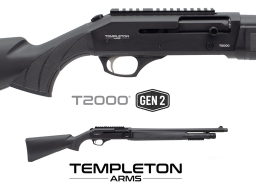 [TA-G2T2000TAC20] Templeton Arms T2000 Tactical - Gen2 (12 Gauge, 5+1, 20", Right Hand)