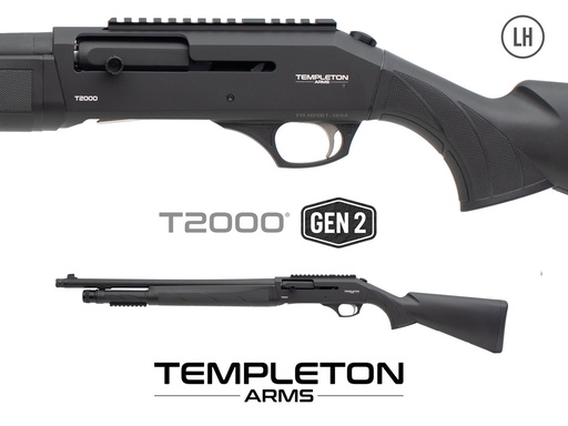 [TA-G2T2000TAC20LH] Templeton Arms T2000 Tactical - Gen 2 (12 Gauge, 5+1, 20", Left Hand)