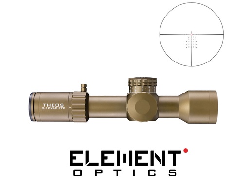 [EO-TH50064] Element Optics THEOS 2-10X42 FFP MPR-1D MRAD - FDE
