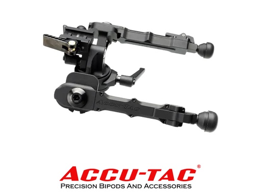[AT-FCB-G200] Accu-Tac FC-4 G2 Bipod Picatinny, Pan/Cant - Black