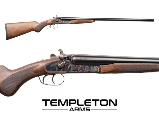 [TA-GAMBLER28] Templeton Arms GAMBLER, SxS Hammer Gun, 5 Chokes, 3" Chamber, CCH Finish (12 Gauge, 28", Right Hand)